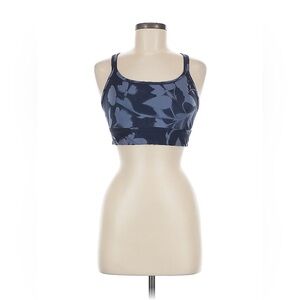 All in Motion Blue Floral Sports Bra XS